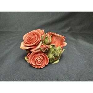 Harmony Kingdom "Double Pink Rose" Limited Edition /5000  & Signed